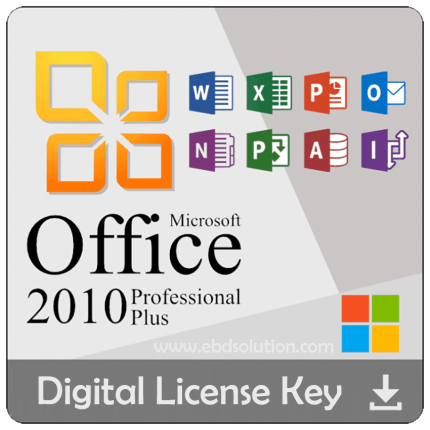 Microsoft Office 2010 Pro Plus License Key - E BD Solution