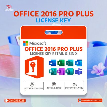 Microsoft Office 2016 Professional Plus – License Key - E BD Solution