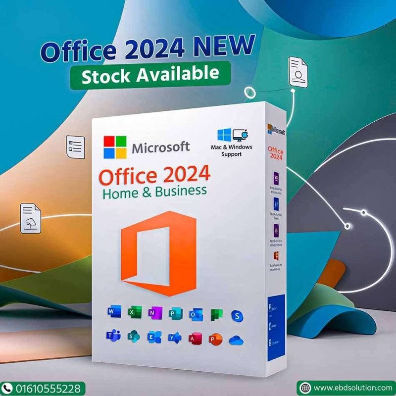 Microsoft Office 2024 Home & Business for Windows and Mac License key - E BD Solution