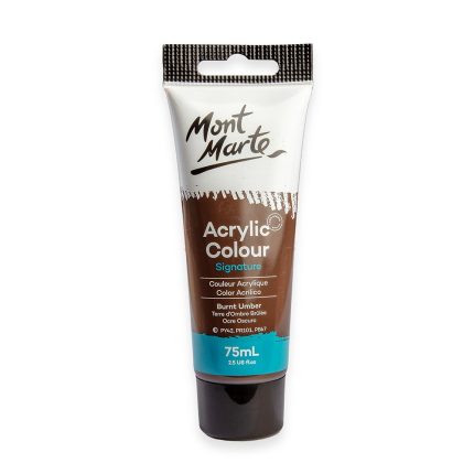 Mont Marte Acrylic Color Paint 75ml-Burnt Umber