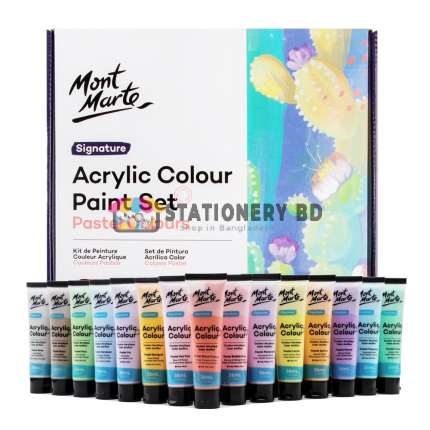 Mont Marte Acrylic Color Pastel Colors 36pc*36ml