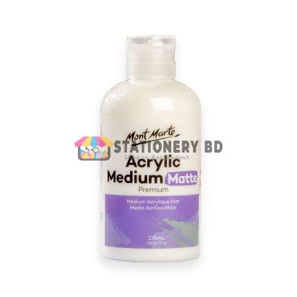 Mont Marte Acrylic Medium - Matte 135mls