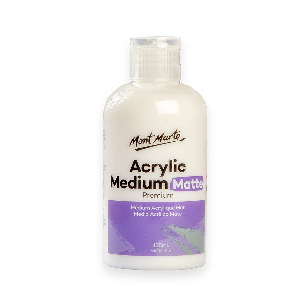 Mont Marte Acrylic Medium - Matte 135mls Mont Marte Acrylic Medium - Matte 135mls