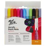 Mont Marte Acrylic Paint Marker Fine Tip 12pc