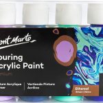 MONT MARTE Acrylic Pouring Paint Set Ethereal – 4 pieces x 60ml