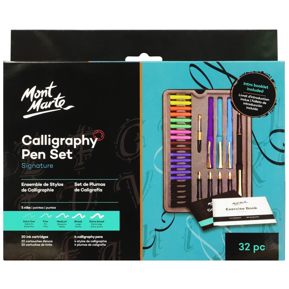 Mont Marte Calligraphy Set 31pc Mont Marte Calligraphy Set 31pc