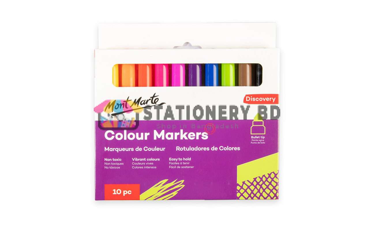 Mont Marte Colour Markers 10pc