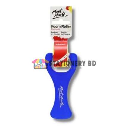 Mont Marte Foam Roller Brush 25mm Suitable for use with water based mediums acrylic, watercolor, gouache, poster colors