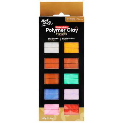 Mont Marte Make n Bake Polymer Clay Metallic 100g