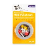 Mont Marte Polymer Clay Hole Punch Set-16pc