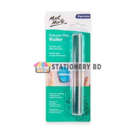 Mont Marte Polymer Clay Roller-Clear Acrylic 16cm