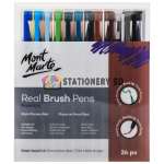 Mont Marte Real Brush Pens 24pc