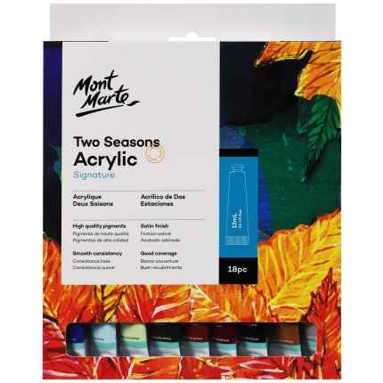 Mont Marte Two Seasons Acrylic 18pc*12ml