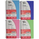 Mont Marte Visual Art Diary PP Coloured Cover A6 - Pink
