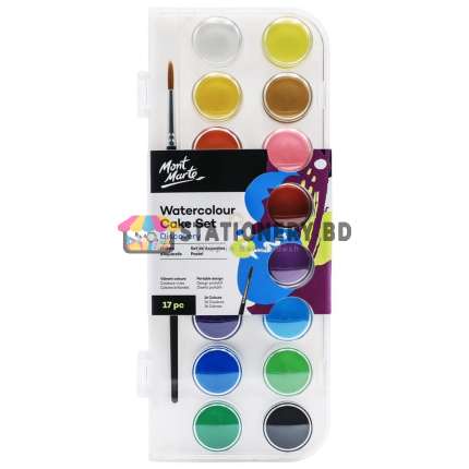 Mont Marte Watercolor Cake Set 13pc