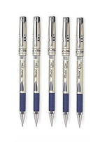 Montex Clue Gel pen Perfect gift where prestige is the primary consideration Black ink with Gift pack - 5pcs