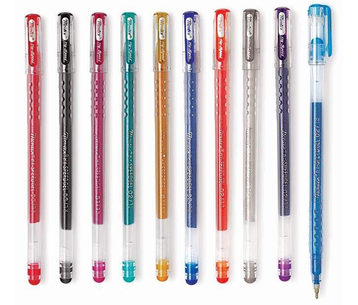 Montex Hi-Speed Glitter Pen (10 Colors)