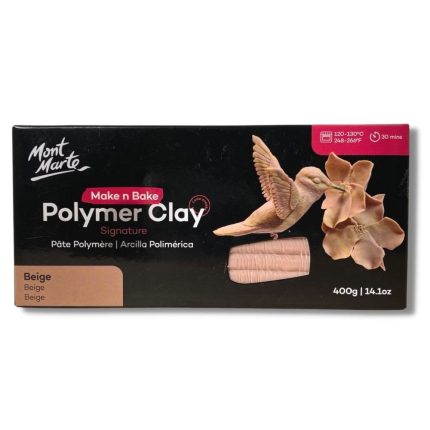 MontMarte Make n Bake Polymer Clay Signature 400g (14.1oz) - Beige
