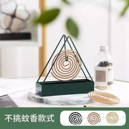 Mosquito Coil Stand Triangle Anti-scald Mosquito Coil Stand Wax Melt Burner Home Decoration Aromatherapy Burner