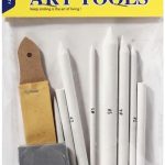 Paper stump Set of 8 With Sand Paper & Art Eraser