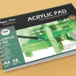 Papertree Acrylic pad Spiral Binding 12 sheets,250gsm A4 Size