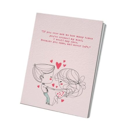 Papertree Lined Note Book (If you ever ask me how many times....) A5 Size