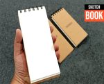 Papertree Mini sketch book Handy size drawing sketch pad 7x3.5 inch