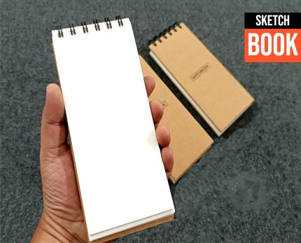 Papertree Mini sketch book Handy size drawing sketch pad 7x3.5 inch