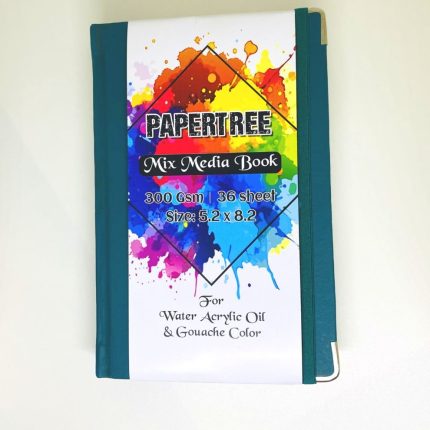 Papertree Mix Media Art Book 5.2x8.2 inch -300gsm -36 Sheets