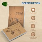 Papertree Vintage A5 Notebook Sketchbook Drawing Sketchpad [The Value Of Loving Father]