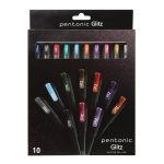 Pentonic Glitz Glitter Gel Pen 1O Pcs set