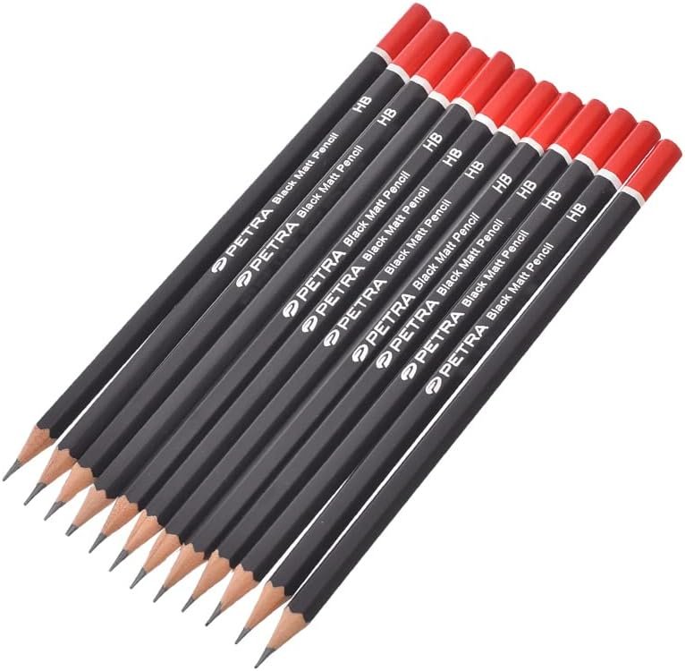 Petra Black Matt Pencil HB 12 pcs Petra Black Matt Pencil HB 12 pcs