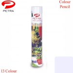 Petra Multi Colour Pencil Big Size 13 Colour Round Tin