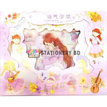 Printed Washi Sticker Set of 08 Pcs Multicolor