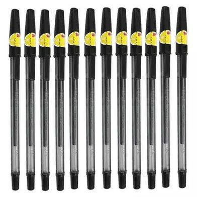 Red Leaf 747 Black Ball Pen Extra Fine 0.7Mm Dx Hard Crystal 12 Pcs - Black Red Leaf 747 Black Ball Pen Extra Fine 0.7Mm Dx Hard Crystal 12 Pcs - Black