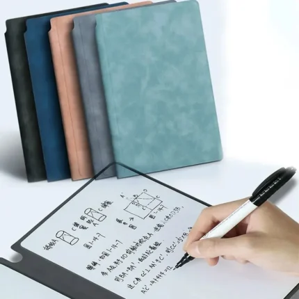 Reusable A5 Whiteboard Notebook With Whiteboard Pen Erasing Cloth Writing Board Memo Pad - GadStyle BD