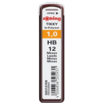 Rotring Tikky Hi-Polymer 1,0mm HB Pack of 12 Leads for Mechanical Pencil Lead