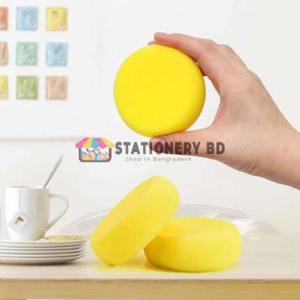 Round Painting Sponge Artist Watercolor Sponge Handicraft Drawing Supplies 01 PCS