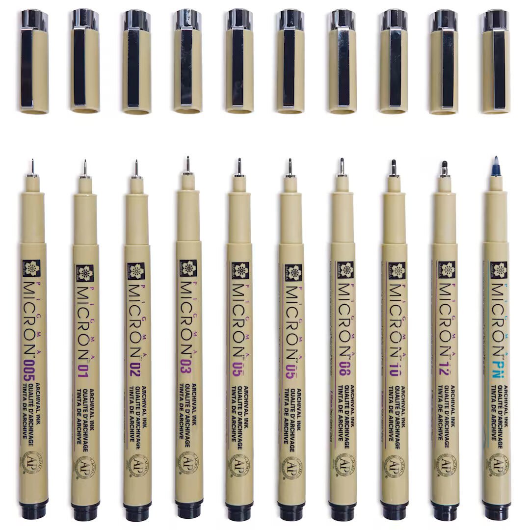 Sakura Pigma Micron Pen Needle drawing Pen Mistry One Model Sakura Pigma Micron Pen Needle drawing Pen Mistry One Model