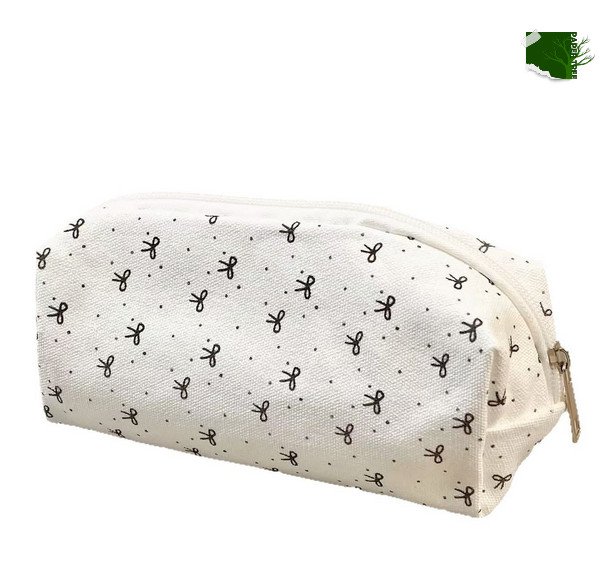Simple Black Bow Pencil Case Ins High-value Cute Girl Student Makeup Bag Large Capacity Stationery Storage Bag - BLACK VERSON Simple Black Bow Pencil Case Ins High-value Cute Girl Student Makeup Bag Large Capacity Stationery Storage Bag - BLACK VERSON