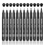 Superior Black Micro Fineliner Ink Pens 16 Pcs