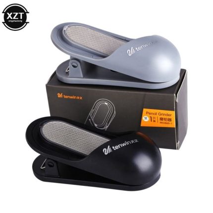 Tenwin Multifunction Pencil Lead Grinder with Painting Clip Holder Art Supplies for Artists and Students - Gray