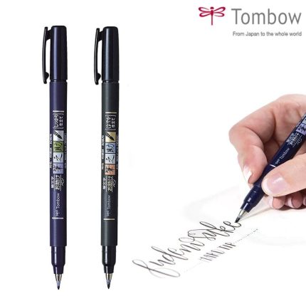 Tombow Fudenosuke Brush Pen Hard Tip , Black150