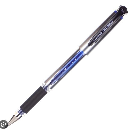 Uni Ball Impact Gel Ink Pen Gel Impact 1.0 – Blue Uni Ball Impact Gel Ink Pen Gel Impact 1.0 – Blue
