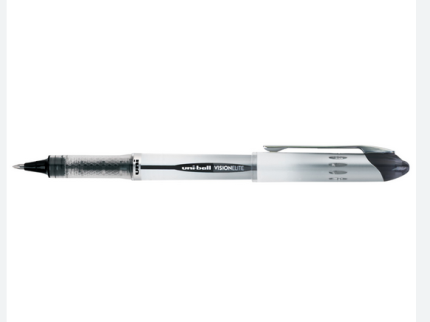 Uni Ball Vision Gel Pen Blue & Black 0.8mm (1pc) - Black