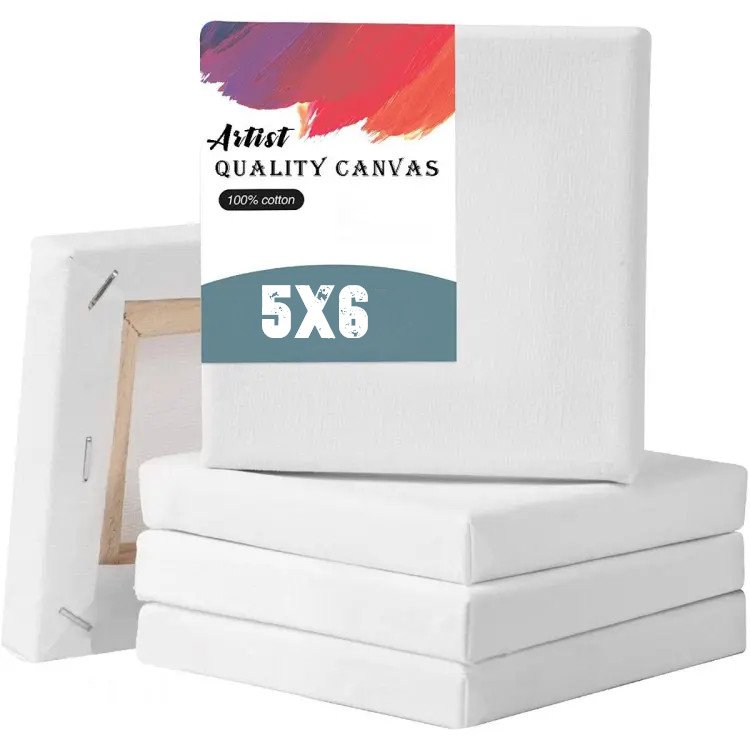 White Premium canvas 5x6 inch White Premium canvas 5x6 inch