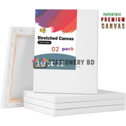 White Premium Canvas Bord 10.12 Inch - 2 pcs