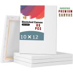 White Premium Painting Canvas 10/12 inch - PACK OF 05 PCS