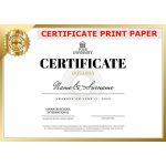 White Texture A4 Size CERTIFICATE Print Paper - 20 sheets