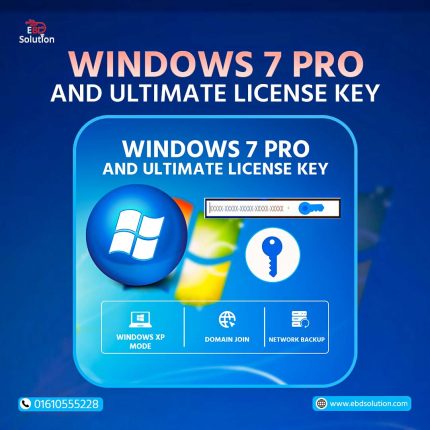 Windows 7 Professional License Key 1pc - E BD Solution